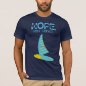 NOPE niet vandaag! Heren Basic T-Shirt (Voorkant)