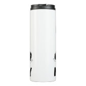 Nope niet vandaag Panda Thermal Tumbler Travel Mug Thermosbeker (Achterkant)