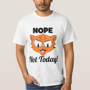 NOPE niet vandaag! Señor Gato™ Cartoon Cat T-shirt