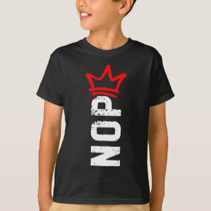 Nope No Kings Protest Teken Grappig Anti-Trump 4e T-shirt