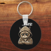 Nope! Nope - Employee Work Colleagues Teenager Cat Sleutelhanger (Voorkant)