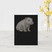 Nope Not Today Cute Mars The Hip Funny Lazy Quote  Kaart (Gele Bloem)