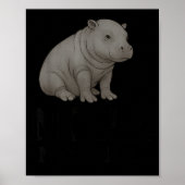 Nope Not Today Cute Mars The Hip Funny Lazy Quote  Poster (Voorkant)