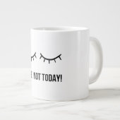 Nope, Not Today! – Funny Lazy Mood Coffee Mug Grote Koffiekop (Voorkant rechts)