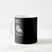 Nope not Today Grapny Lazy Cat Premium T-Shirt Koffiemok (Voorkant links)