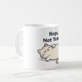 Nope Not Today Lazy Cat Funny Coffee Mug – Gift Koffiemok (Voorkant links)