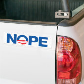 Nope Obama Bumpersticker (Op Truck)