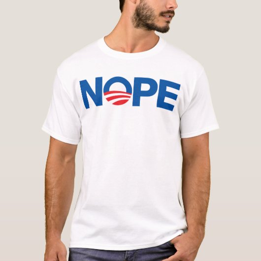 Nope Obama T-shirt (Voorkant)
