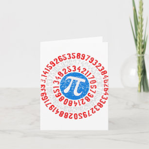 Nope Pi Day Funny Face Mask Teacher Quaran Kaart