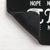 Nope Pi Day Funny Face Mask Teacher Quaran Muismat (Hoek)