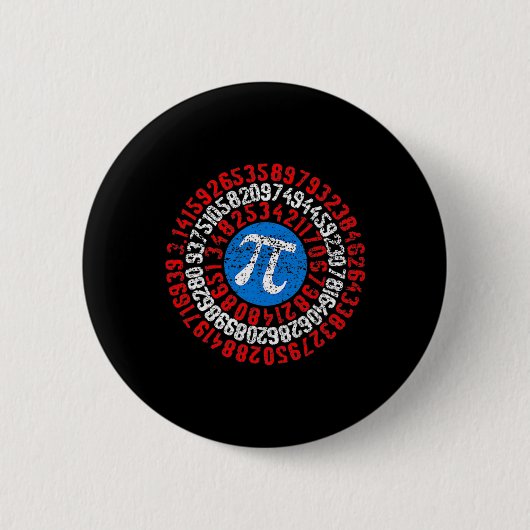 Nope Pi Day Funny Face Mask Teacher Quaran Ronde Button 5,7 Cm (Voorkant)