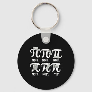 Nope Pi Day Funny Face Mask Teacher Quaran Sleutelhanger