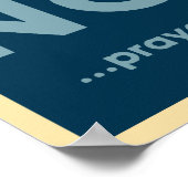 NOPE...Prayer werkt niet - Athetisch poster (Hoek)