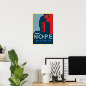 NOPE...Prayer werkt niet - Athetisch poster (Thuiskantoor)