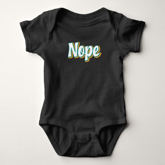 Nope Retro Romper (Voorkant)