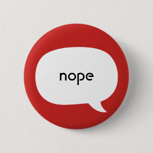 Nope Ronde Button 5,7 Cm
