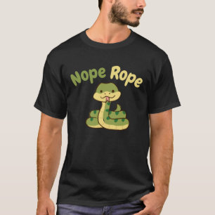 Nope Rope Leuke Snake Reptiel T-shirt