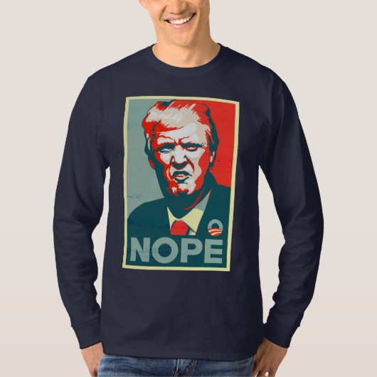 "Nope" Shirt tegen Trump (Voorkant)