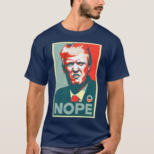 "Nope" Shirt tegen Trump (Voorkant)