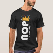 Nope Since 1776 No Kings Funny T-shirt (Voorkant)