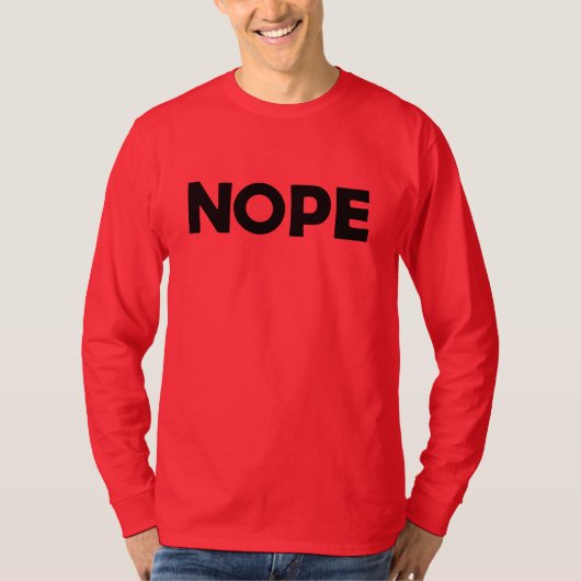 NOPE T-Shirt (Voorkant)