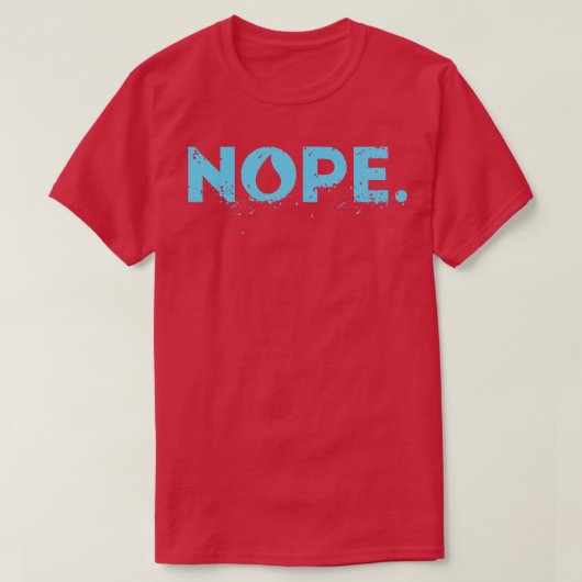 nope t-shirt (Design voorkant)