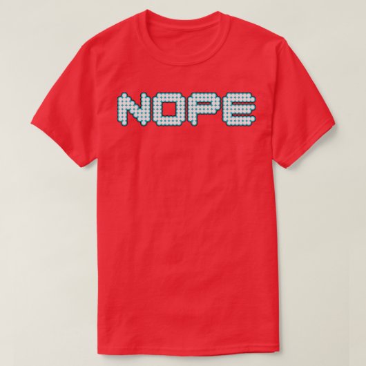 Nope T-shirt (Design voorkant)