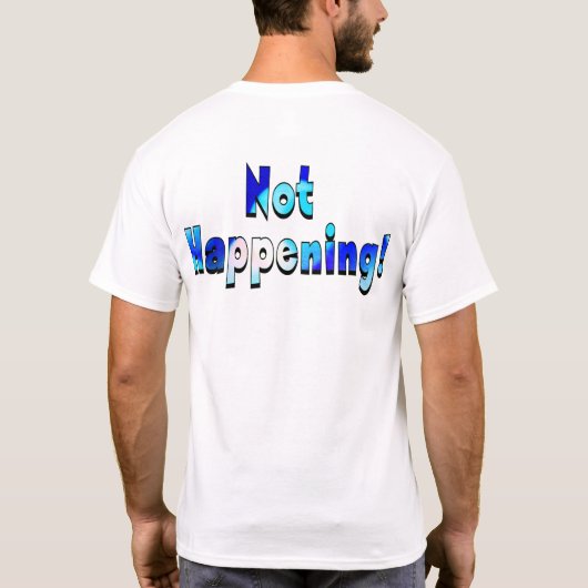 NOPE! t-shirt (Achterkant)