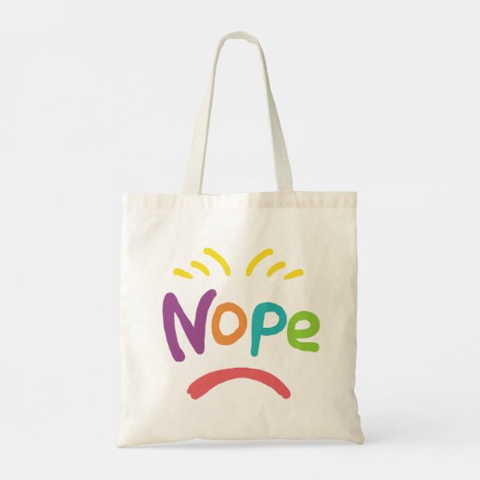 Nope Tote Bag (Achterkant)