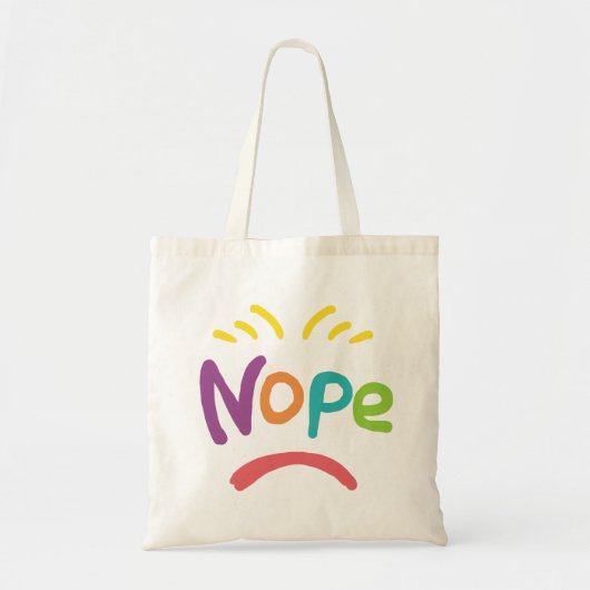 Nope Tote Bag (Voorkant)
