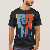 Nope Trump, anti-Donald Trump T-shirt (Voorkant)