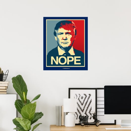 NOPE TRUMP POSTER (Thuiskantoor)