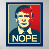 NOPE TRUMP POSTER (Voorkant)