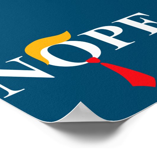 Nope Trump Poster (Hoek)