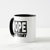 NOPE vandaag niet Mok (Voorkant links)