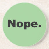 Nope Zandsteen Onderzetter (Voorkant)