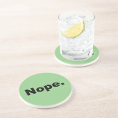 Nope Zandsteen Onderzetter (Zijkant)