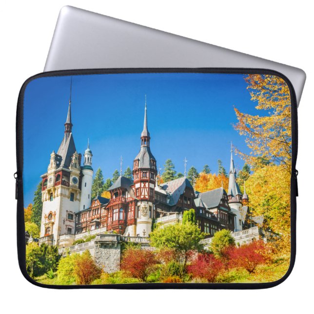 Nopreen laptophoes 15 inch kasteel Sinaia Laptop Sleeve (Voorkant)