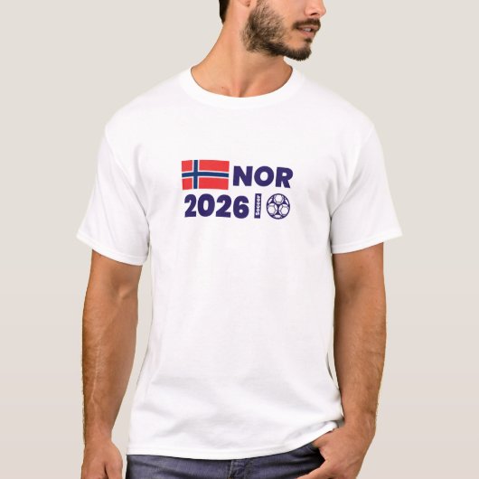 NOR 2026 Soccer T-shirt (Voorkant)