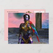 NORA CYBER WARRIOR BRIEFKAART (Voorkant / Achterkant)