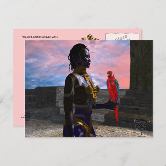 NORA CYBER WARRIOR BRIEFKAART (Voorkant / Achterkant)