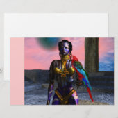 NORA CYBER WARRIOR BRIEFPAPIER (Voorkant / Achterkant)