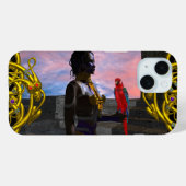 NORA CYBER WARRIOR Case-Mate iPhone CASE (Achterkant (horizontaal))