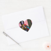 NORA CYBER WARRIOR EN MACAW SCIENCE FICTION HART STICKER (Envelop)