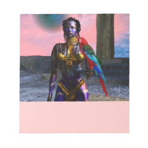 NORA CYBER WARRIOR EN MACAW Science Fiction Notitieblok