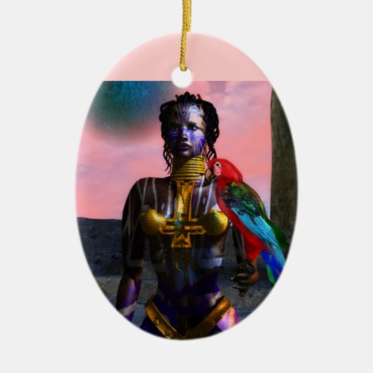 NORA CYBER WARRIOR KERAMISCH ORNAMENT (Voorkant)