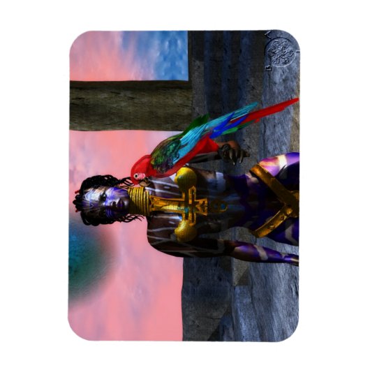 NORA CYBER WARRIOR MAGNEET (Verticaal)