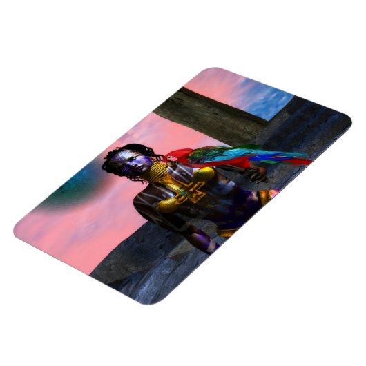 NORA CYBER WARRIOR MAGNEET (Linkerzijde)