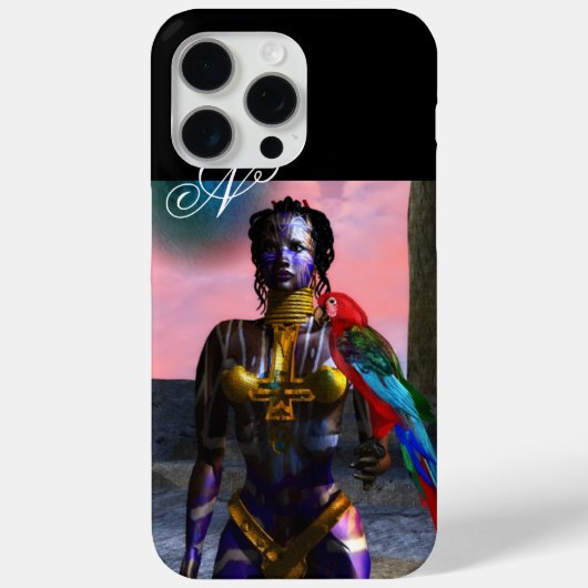 NORA CYBER WARRIOR MONOGRAM Case-Mate iPhone CASE (Achterkant)