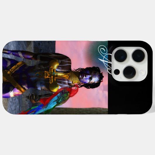 NORA CYBER WARRIOR MONOGRAM Case-Mate iPhone CASE (Achterkant (horizontaal))